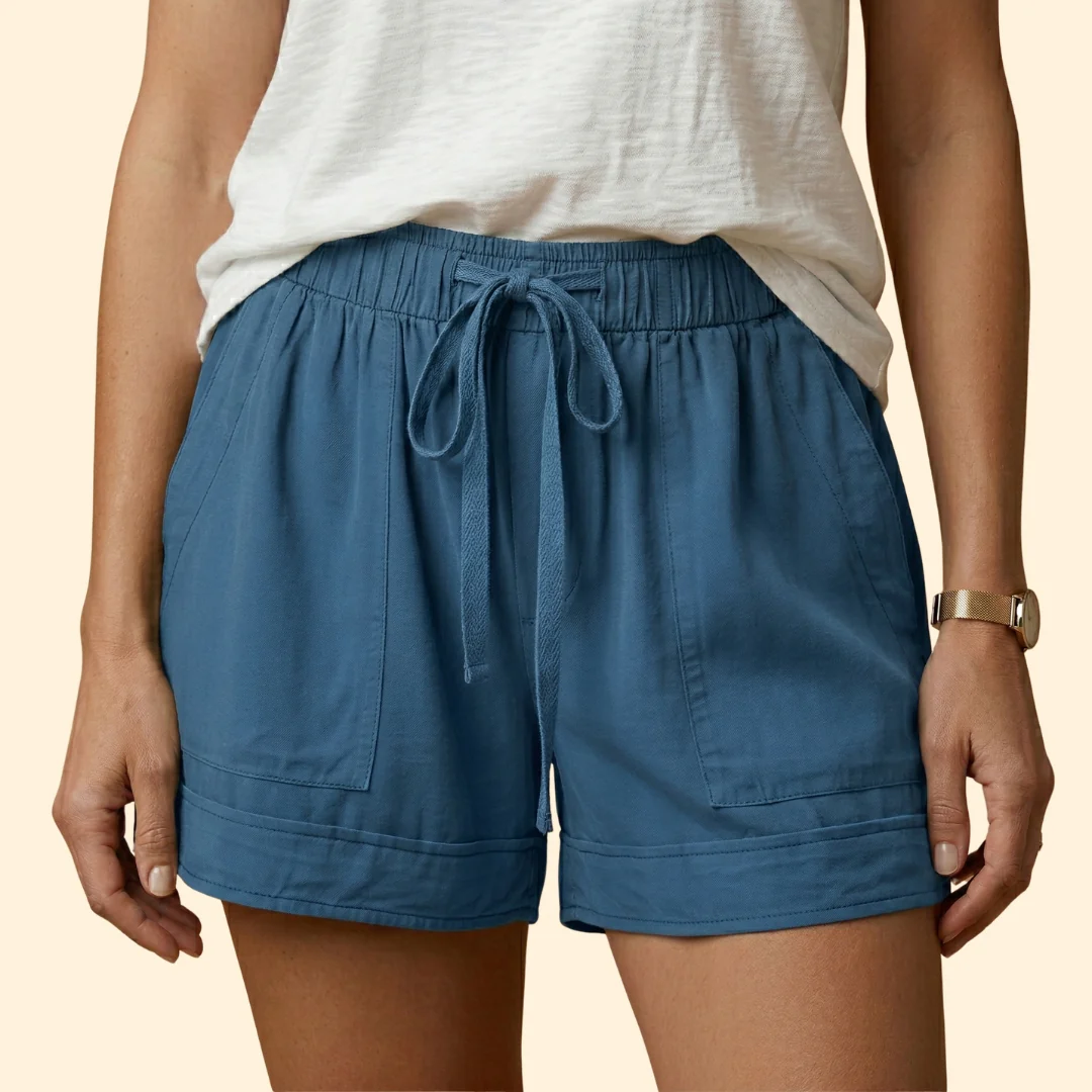 Women’s Relaxed Shorts with Drawstring - Image 8