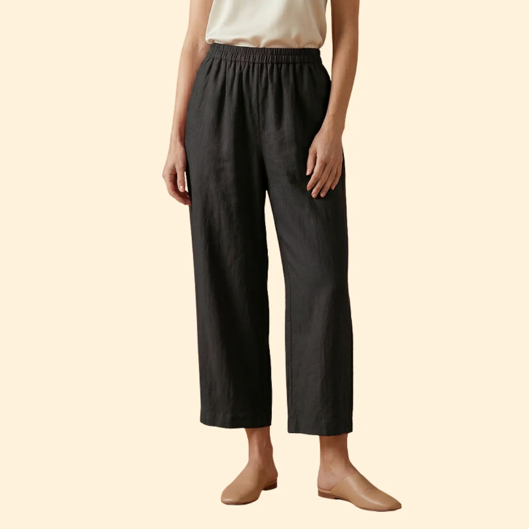 Women's Relaxed Trousers with Pockets - Image 10