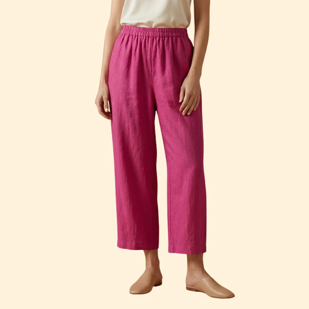 Women's Relaxed Trousers with Pockets - Image 3