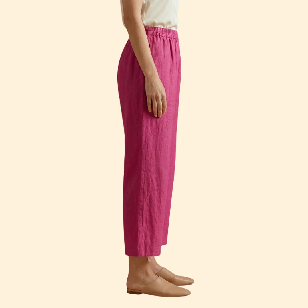 Women's Relaxed Trousers with Pockets - Image 4