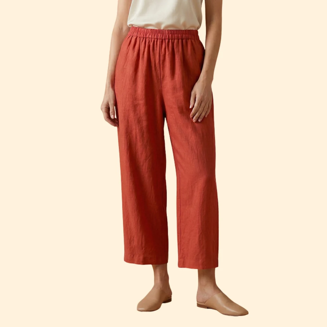 Women's Relaxed Trousers with Pockets - Image 8