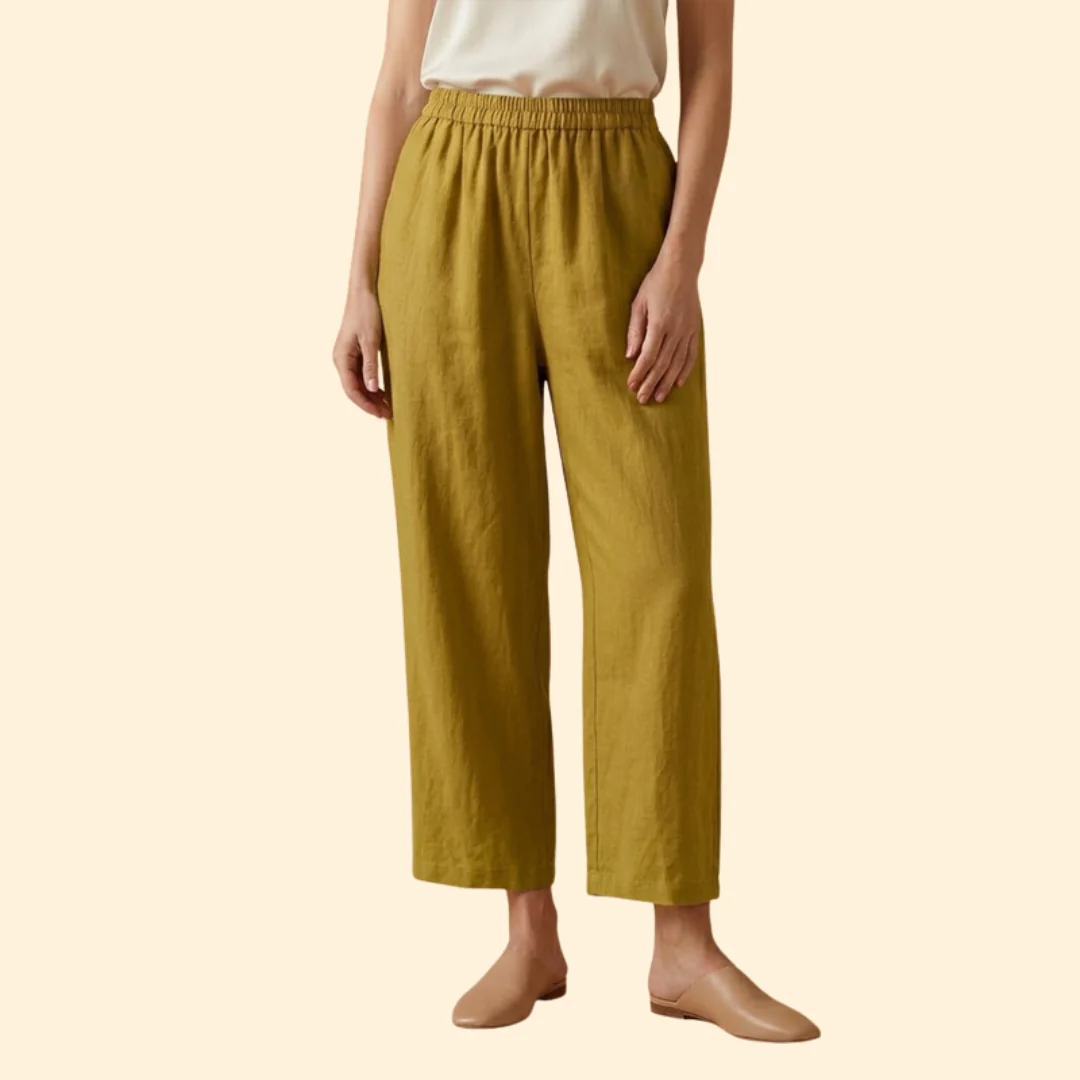 Women's Relaxed Trousers with Pockets - Image 9