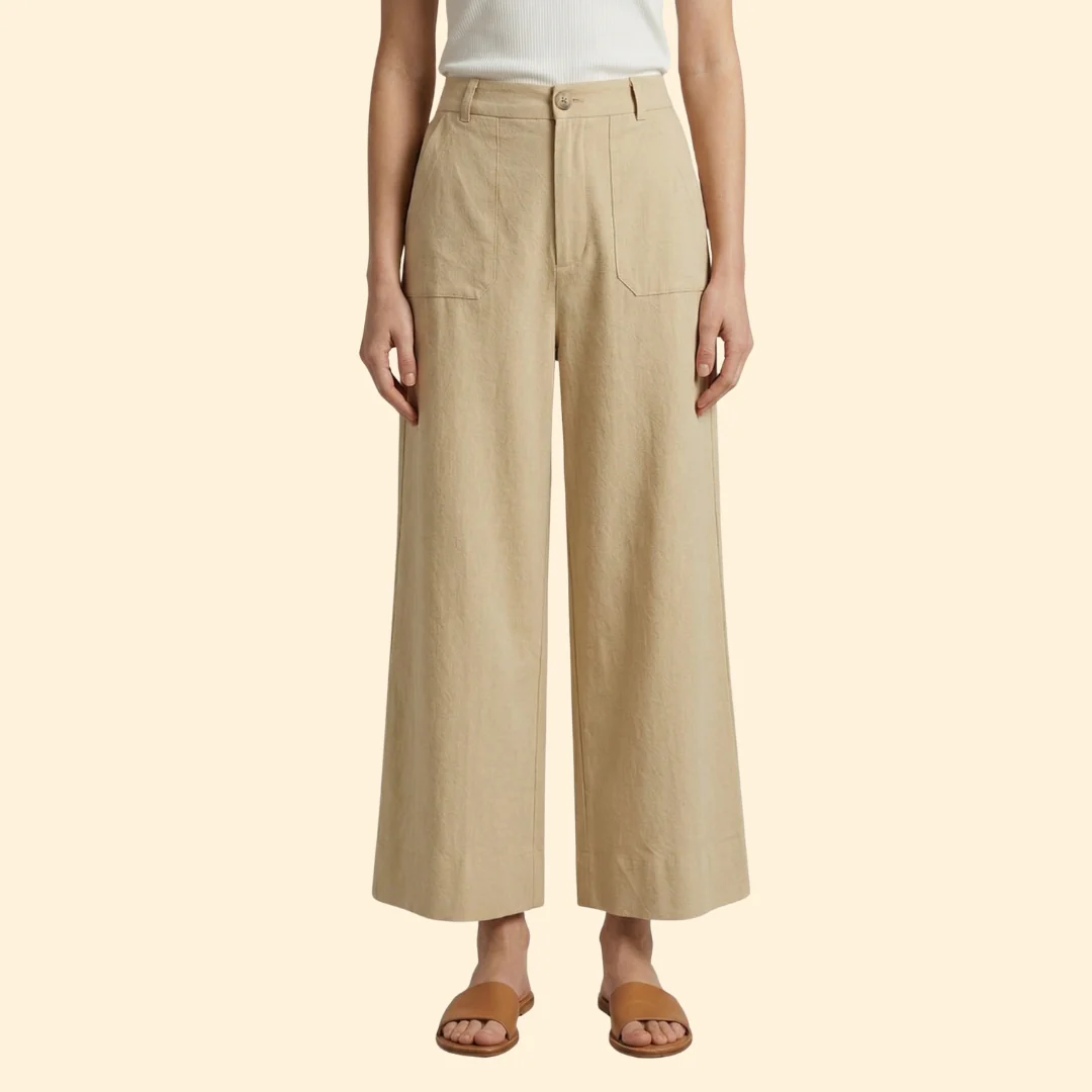 Women’s Relaxed Trousers with Pockets - Image 3