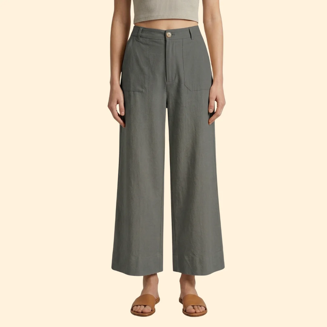 Women’s Relaxed Trousers with Pockets - Image 5