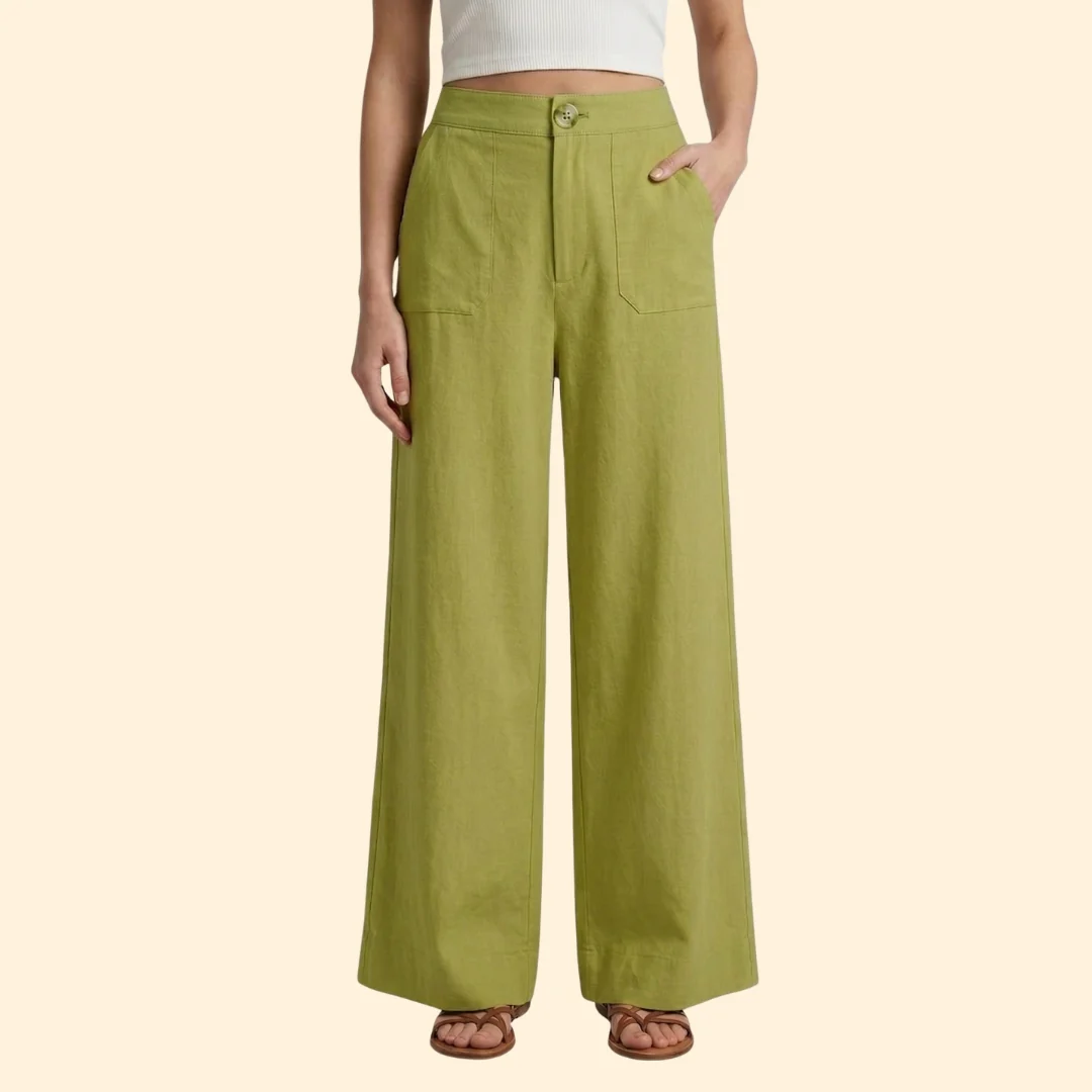Women’s Relaxed Trousers with Pockets - Image 6