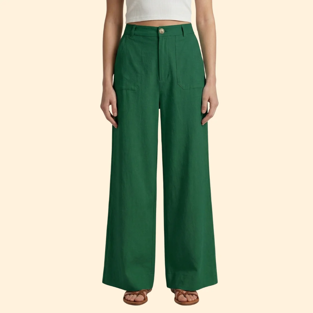 Women’s Relaxed Trousers with Pockets - Image 7