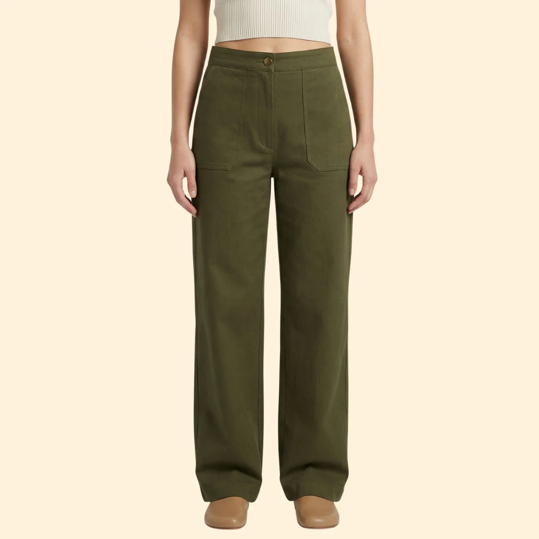 Women’s Relaxed Trousers with Pockets - Image 8