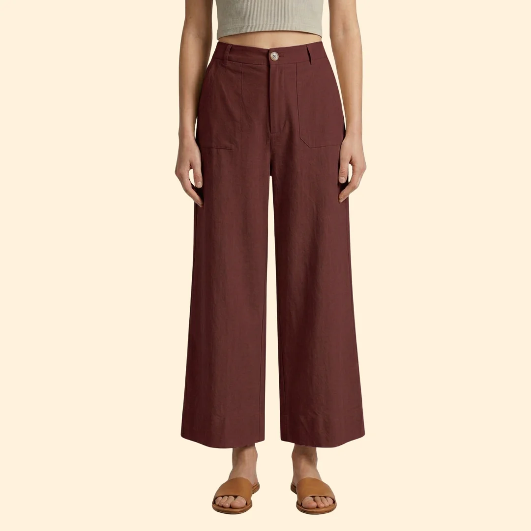 Women’s Relaxed Trousers with Pockets - Image 9