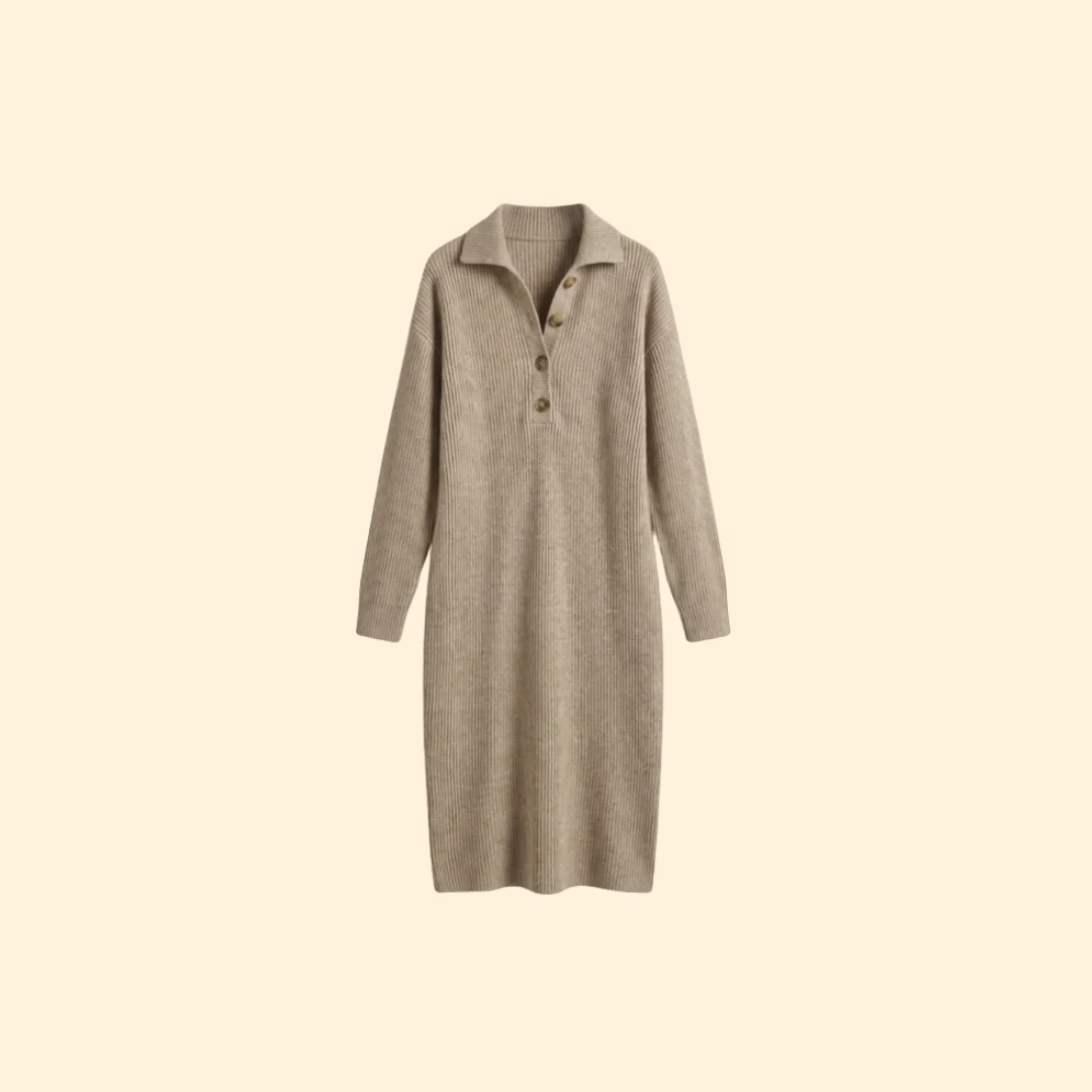 Women's Ribbed Sweater Dress