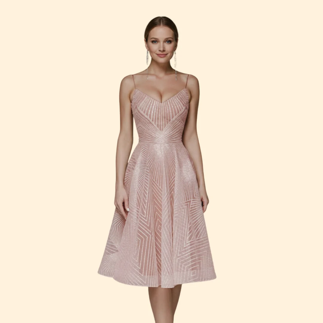 Women’s Sequin Dress with Spaghetti Straps - Image 10