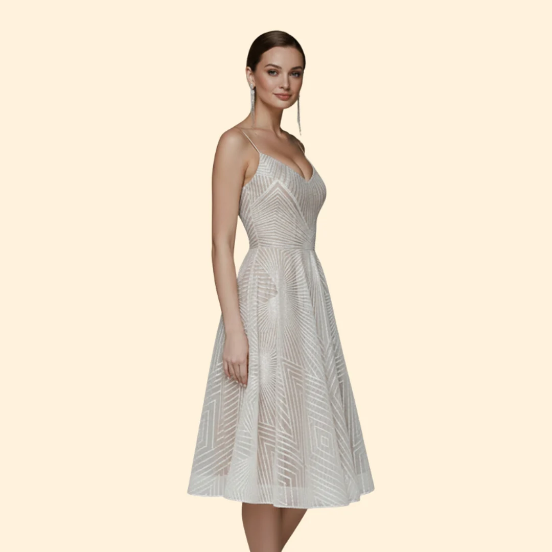 Women’s Sequin Dress with Spaghetti Straps - Image 3