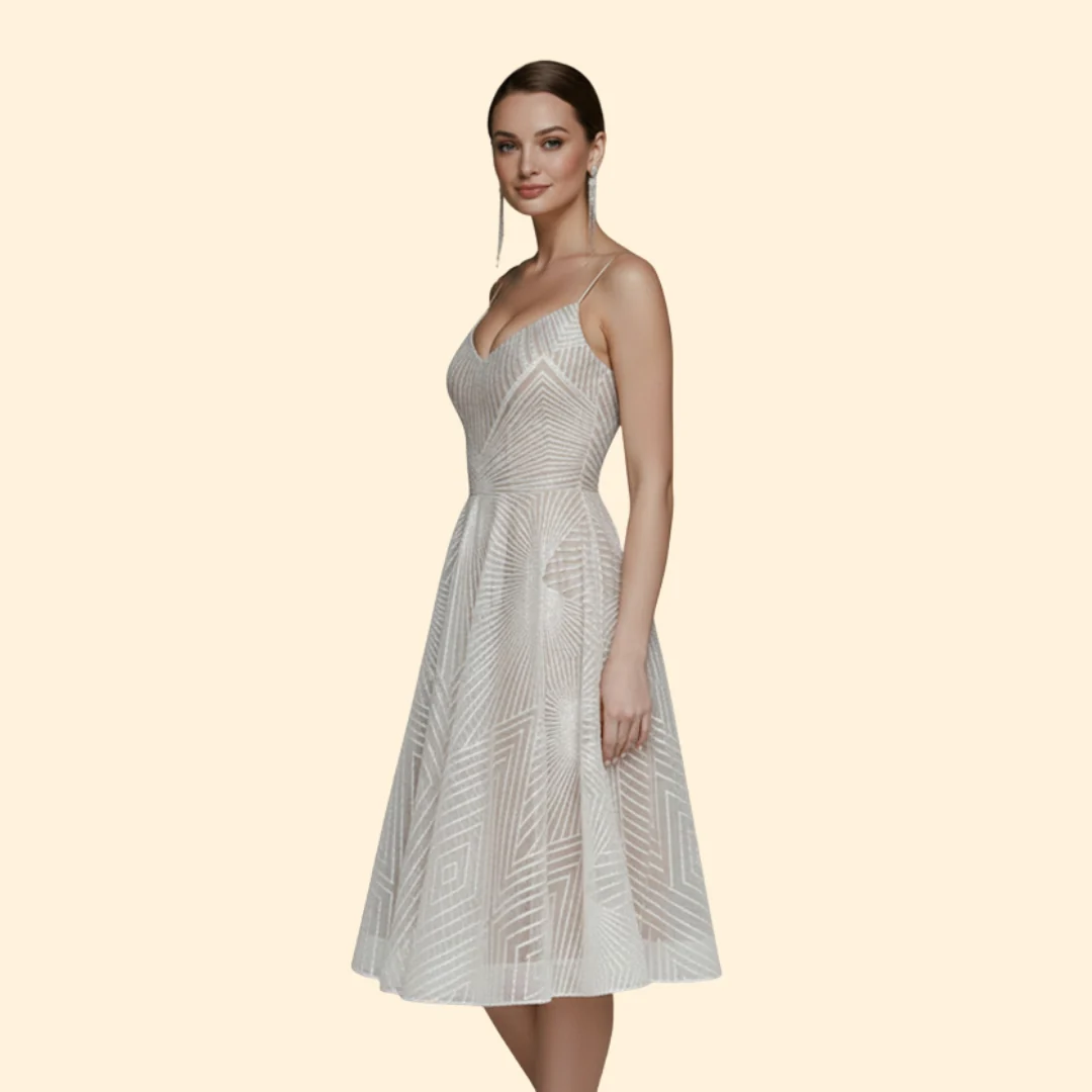 Women’s Sequin Dress with Spaghetti Straps - Image 4