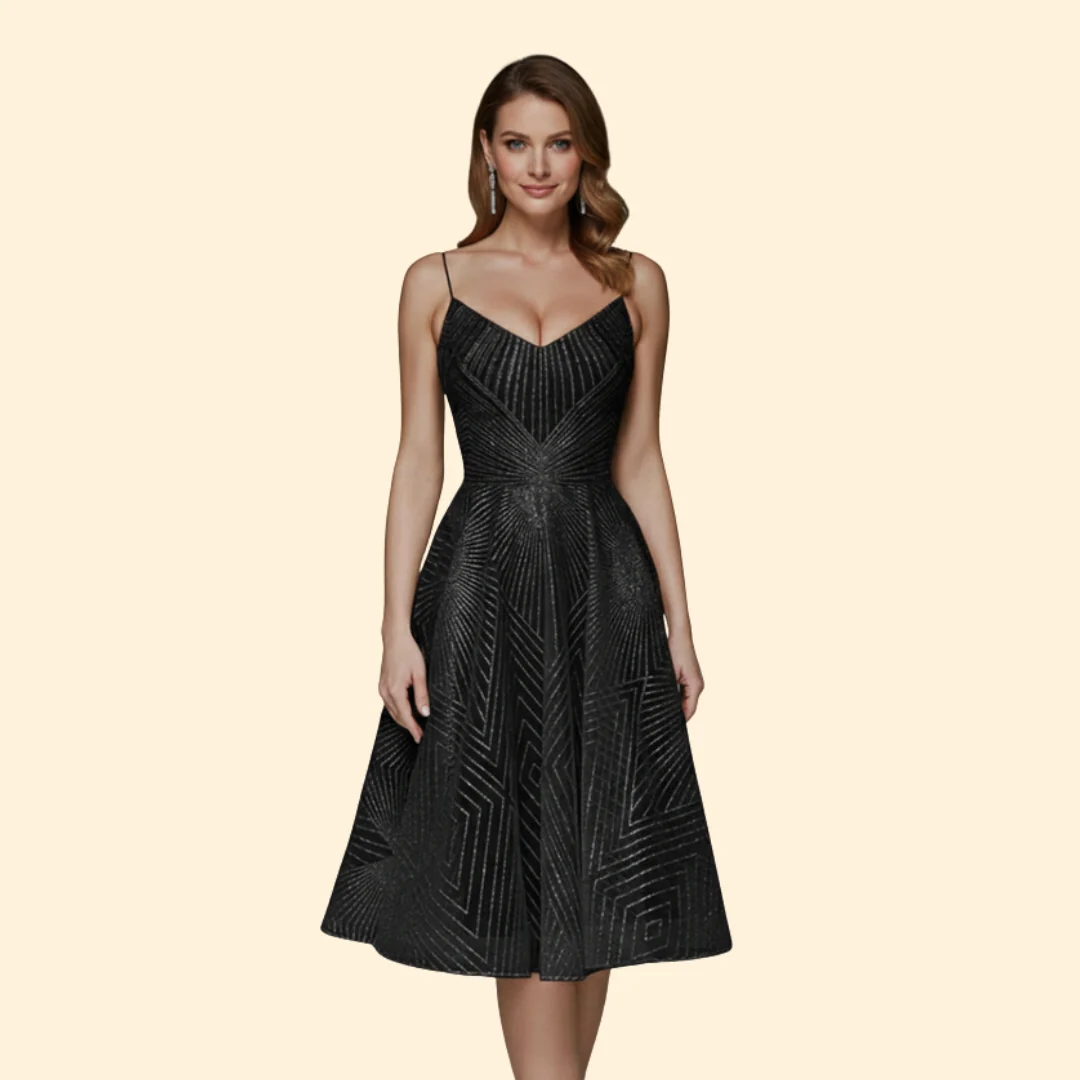 Women’s Sequin Dress with Spaghetti Straps - Image 8