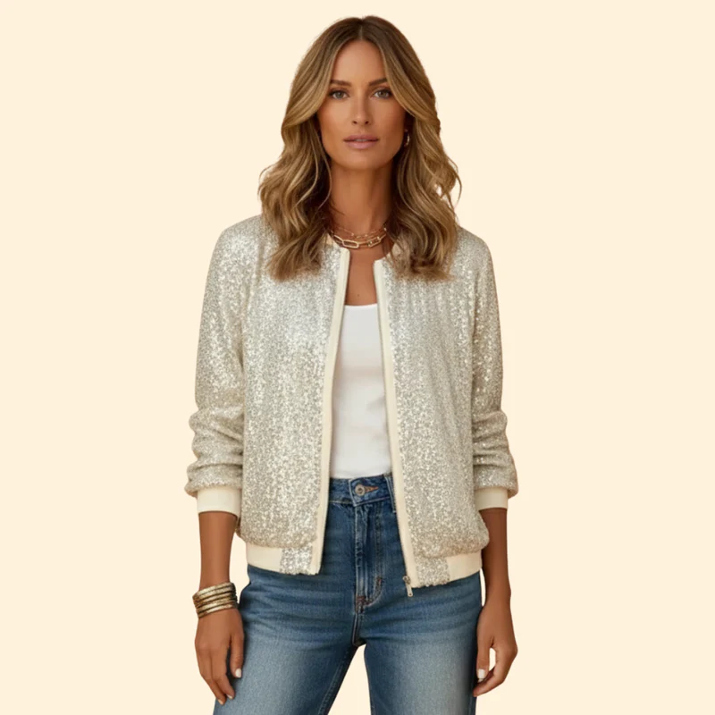 Women's Sequined Jacket - Image 2