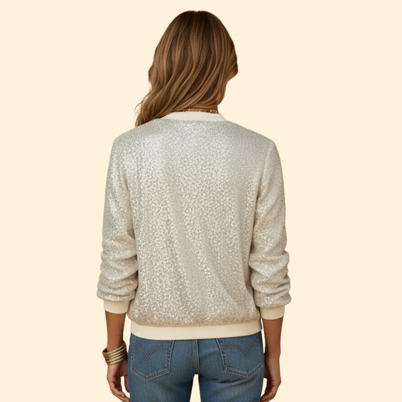 Women's Sequined Jacket - Image 5