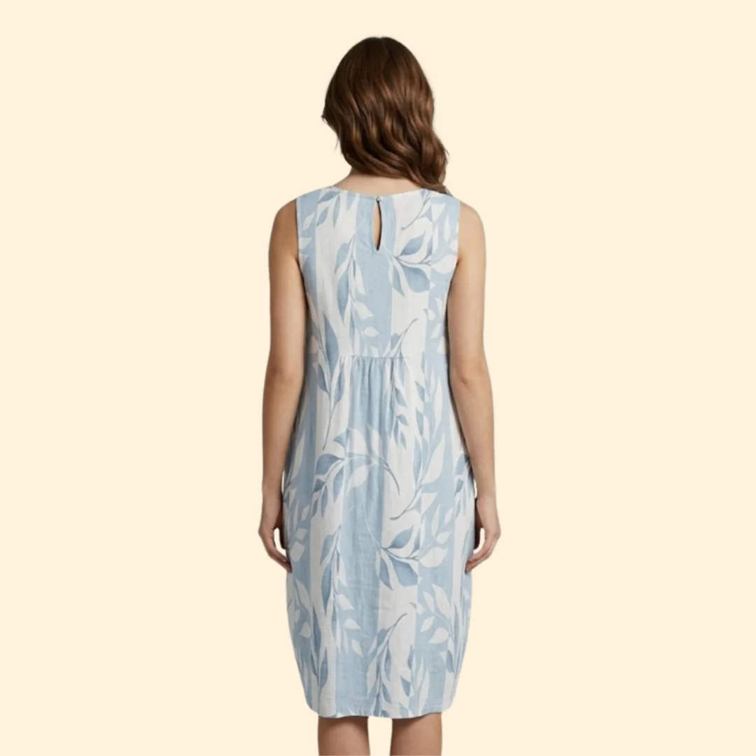 Women’s Shift Dress with Round Neckline - Image 5