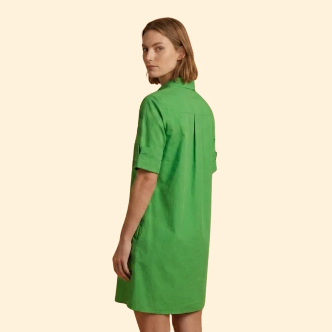 Women’s Shirt Dress with Button-Down Front - Image 5