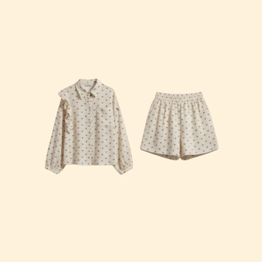 Women’s Shirt Dress with Ruffle Details