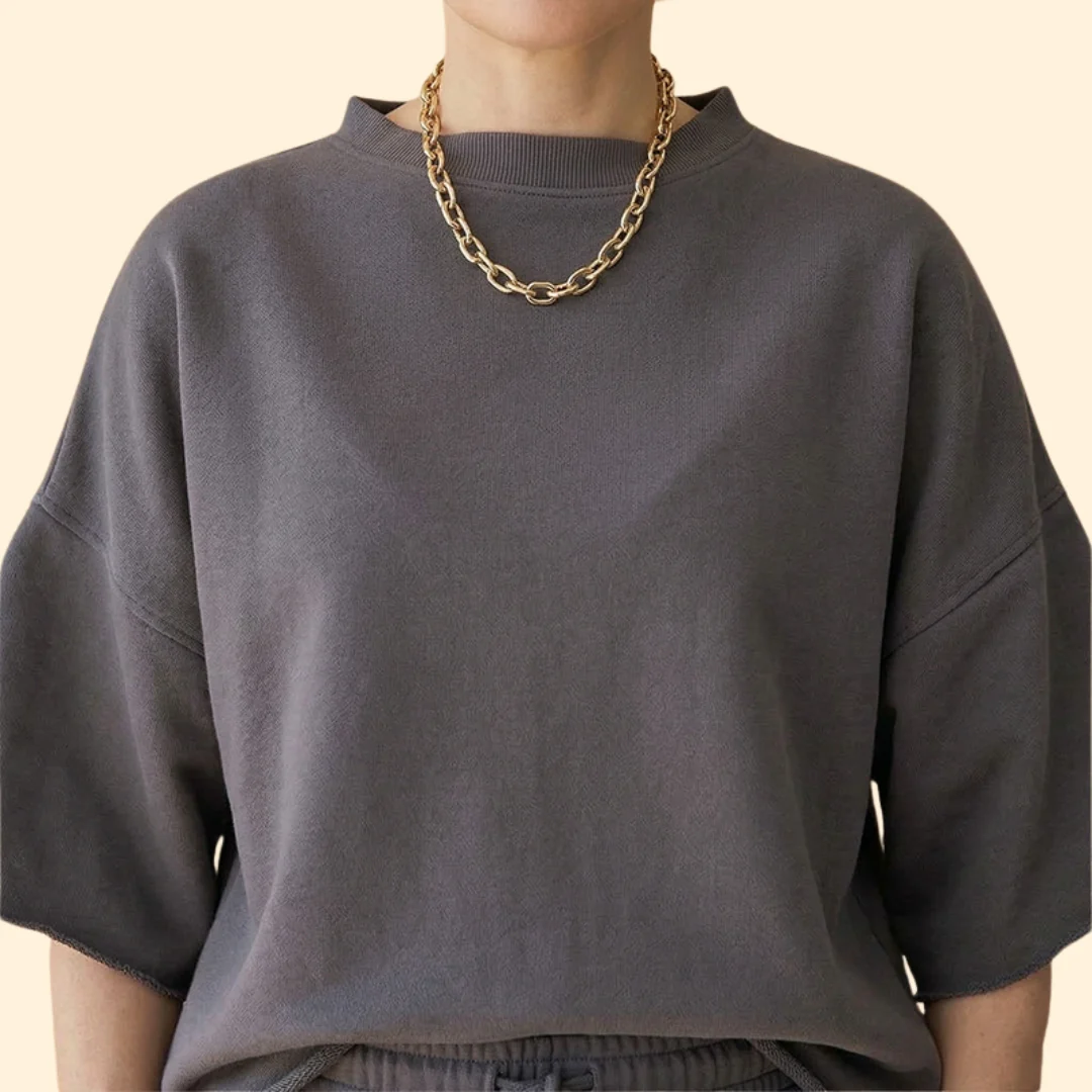Women’s Short Sleeve Crop Top with Drawstring Shorts - Image 6