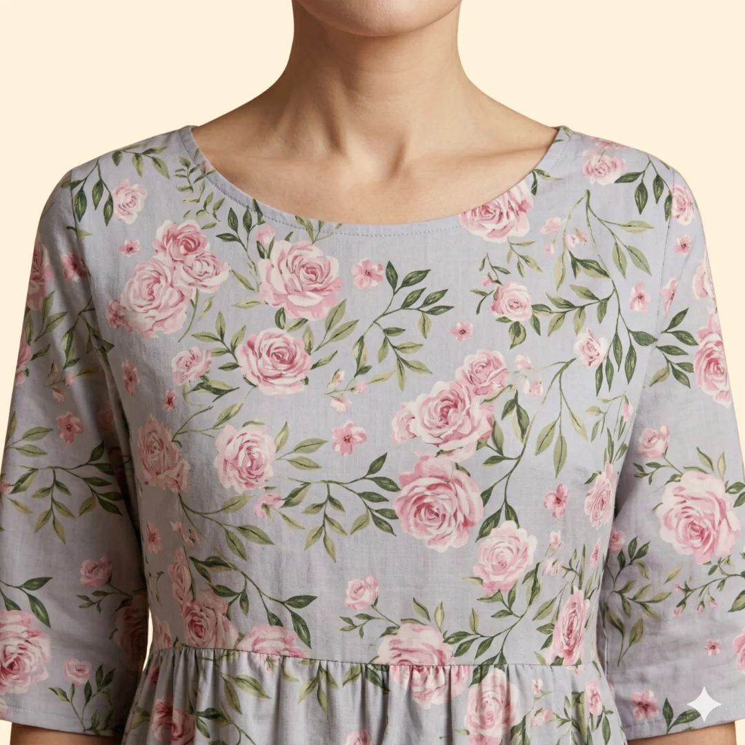 Women’s Short Sleeve Dress with Side Pockets - Image 6