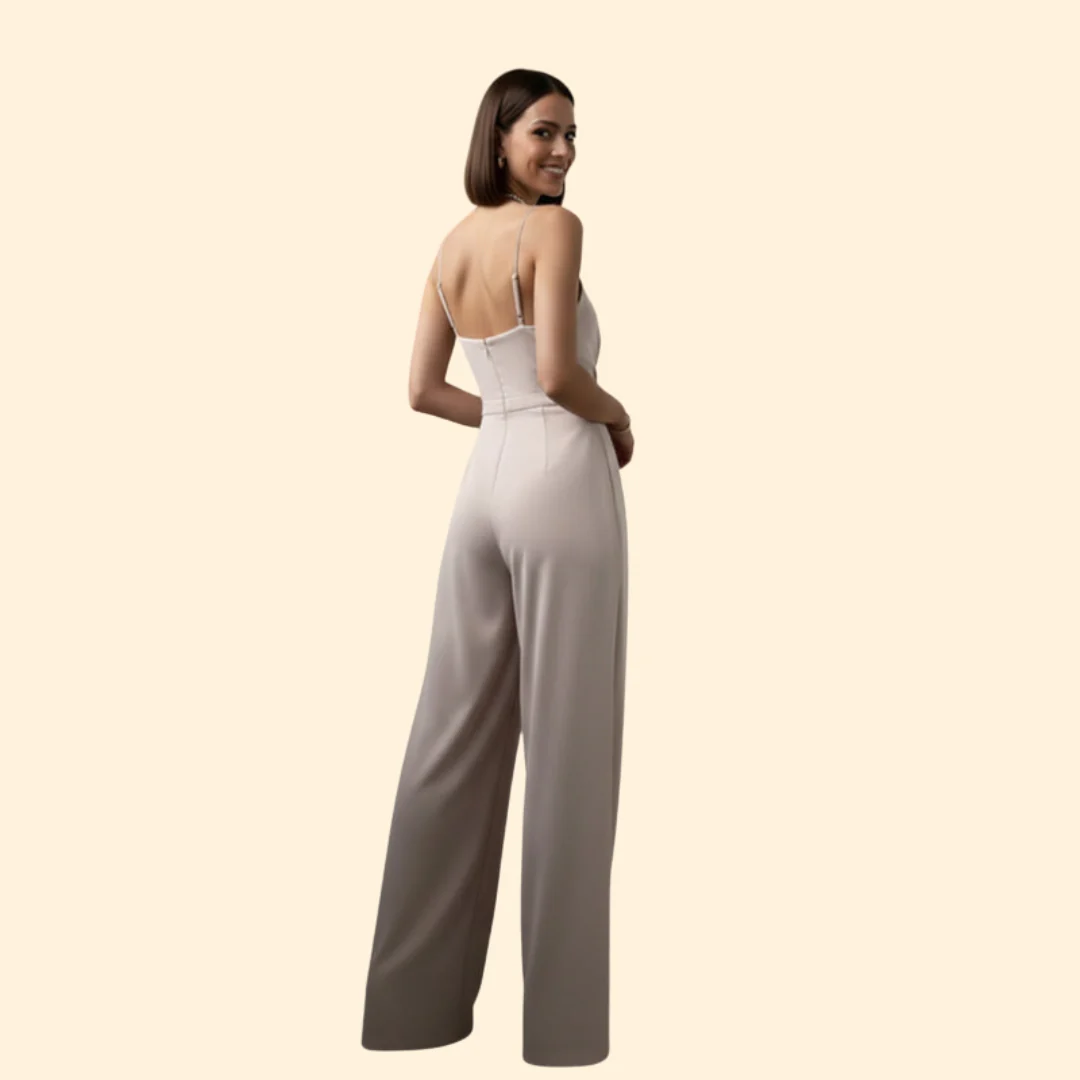 Women’s Sleek Jumpsuit with Straight-Leg Fit - Image 4
