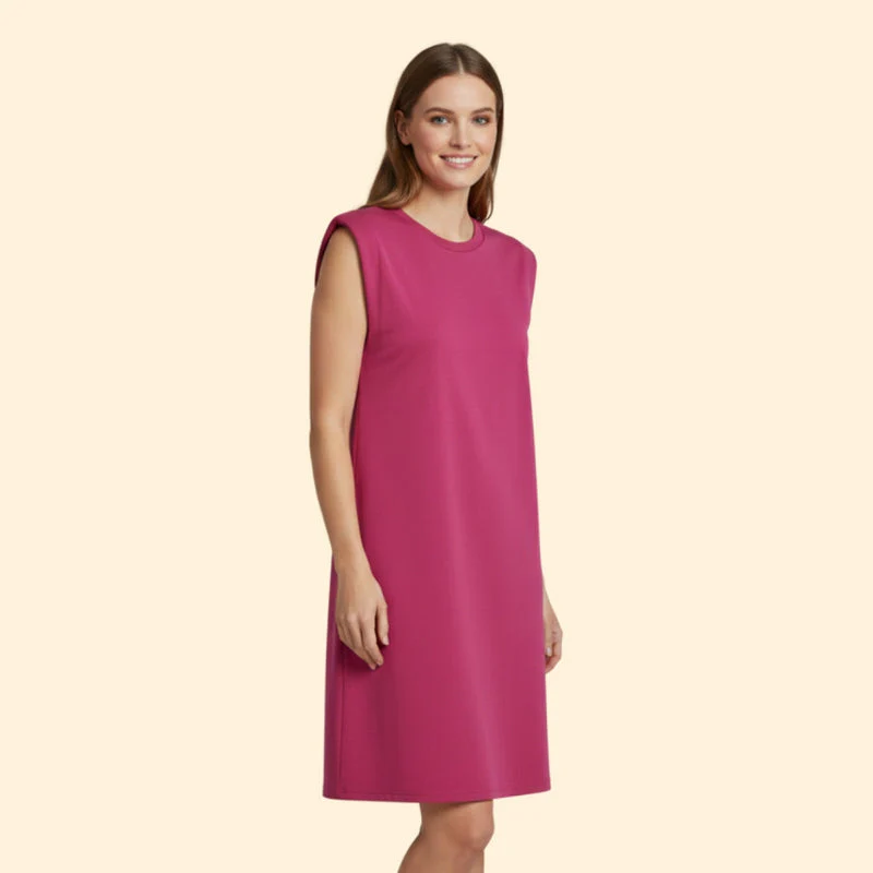 Women’s Sleeveless Dress with Side Slits - Image 3