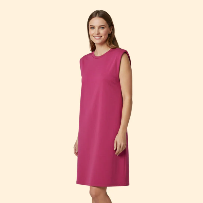 Women’s Sleeveless Dress with Side Slits - Image 4