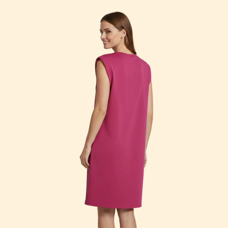 Women’s Sleeveless Dress with Side Slits - Image 5