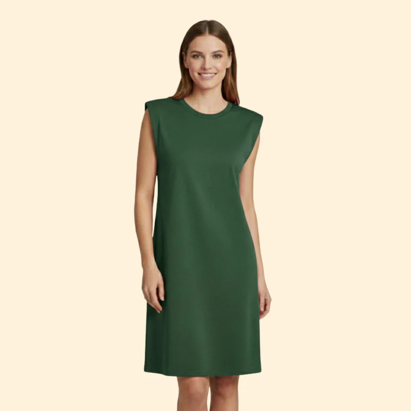 Women’s Sleeveless Dress with Side Slits - Image 7