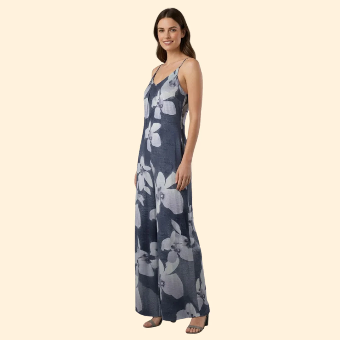 Women’s Sleeveless Jumpsuit with Adjustable Straps - Image 5