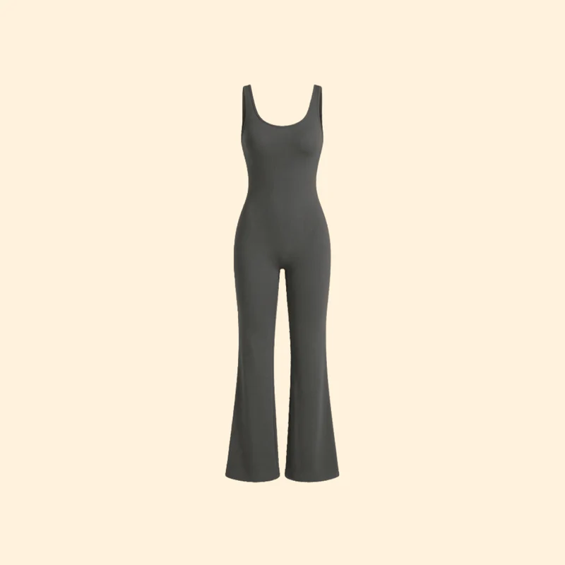 Women’s Sleeveless Jumpsuit with Back Cutout