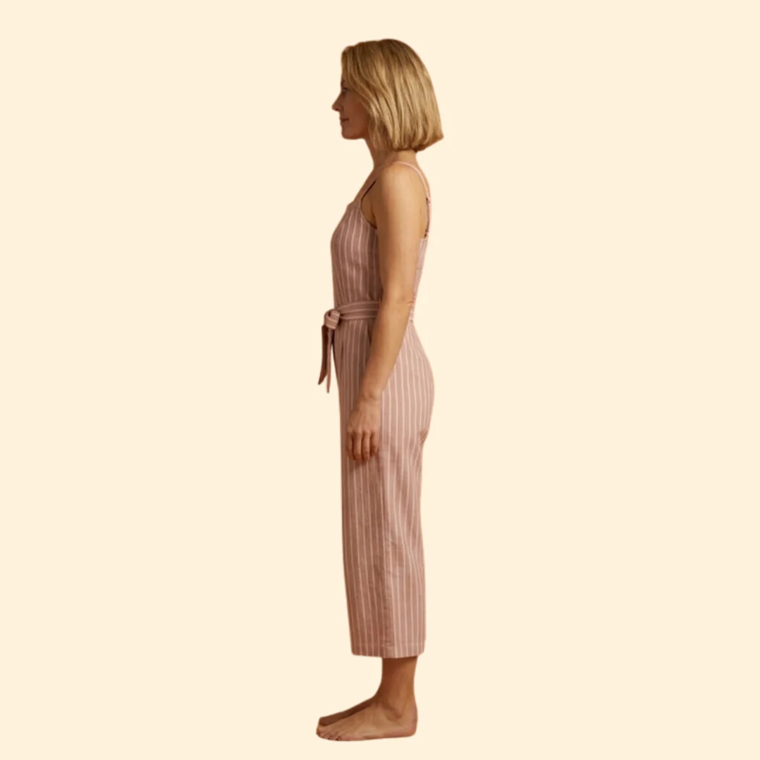 Women’s Sleeveless Jumpsuit with Elastic Waist - Image 5