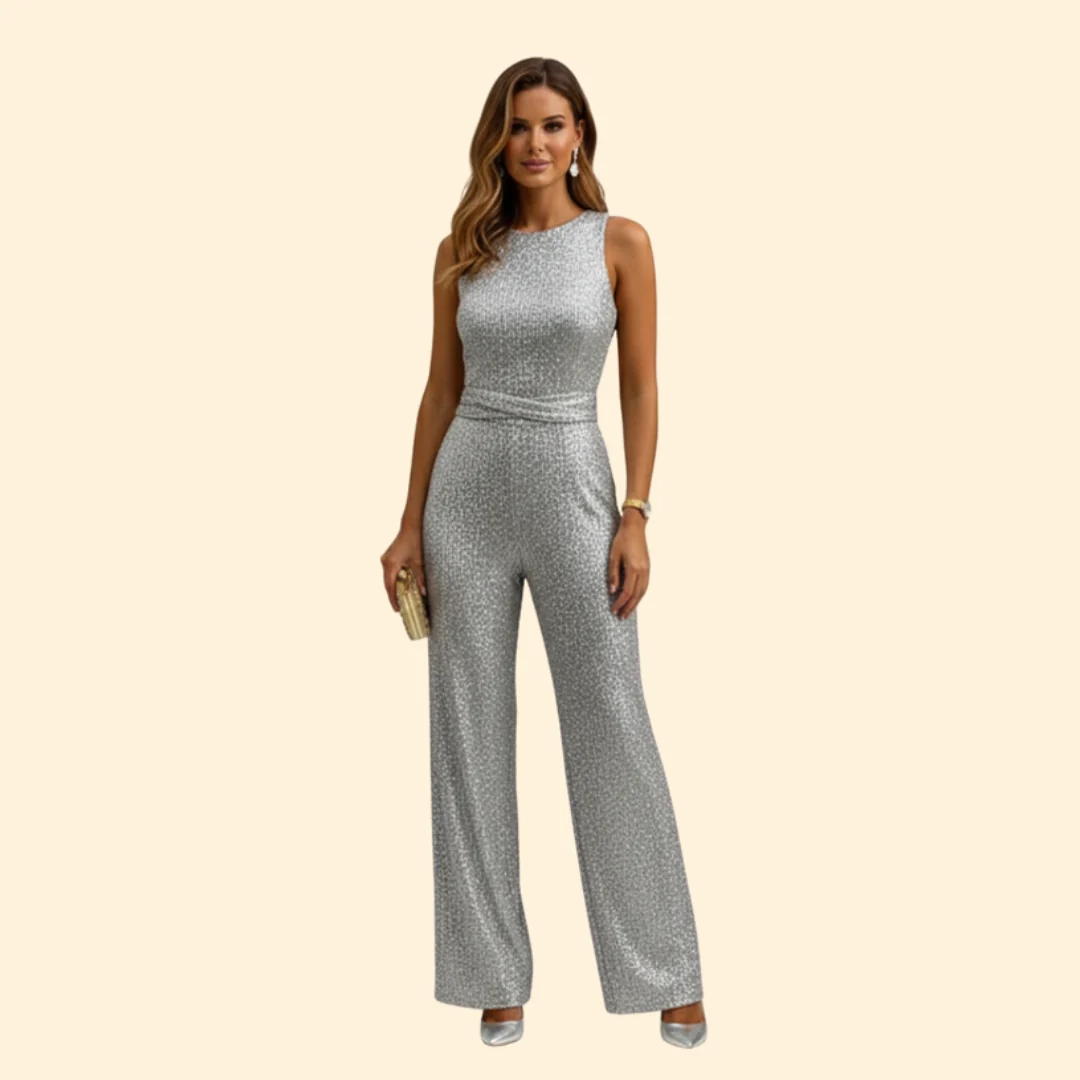 Women’s Sleeveless Maxi Dress with Tie Waist - Image 6