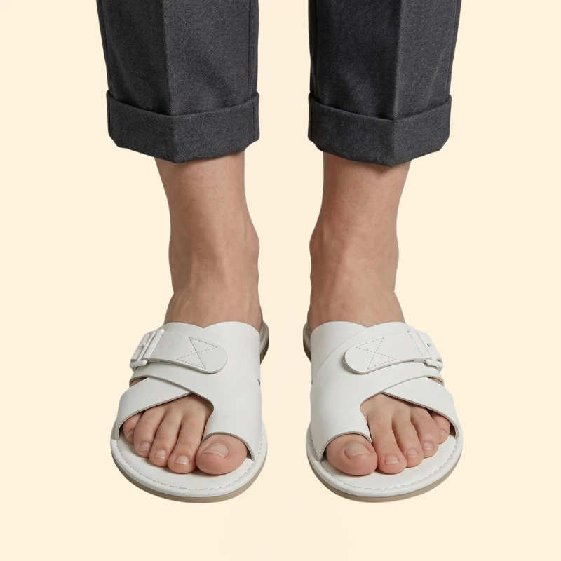 Women’s Slide Sandals with Cross Over Straps - Image 8