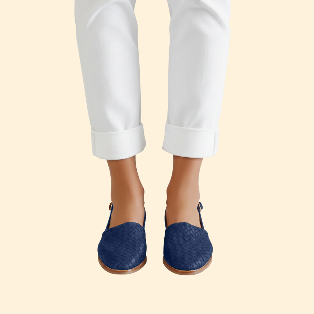 Women’s Slingback Shoes with Woven Upper - Image 10