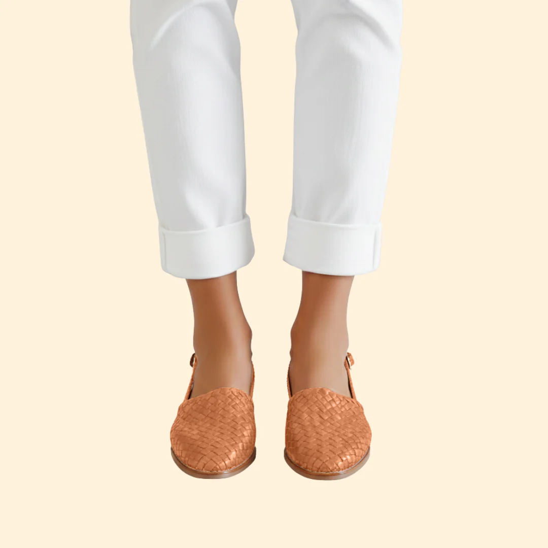 Women’s Slingback Shoes with Woven Upper - Image 8