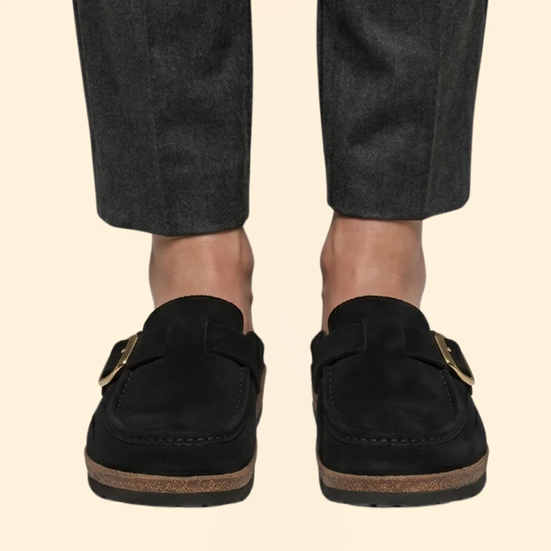 Women’s Slip-On Loafers with Buckled Strap - Image 3
