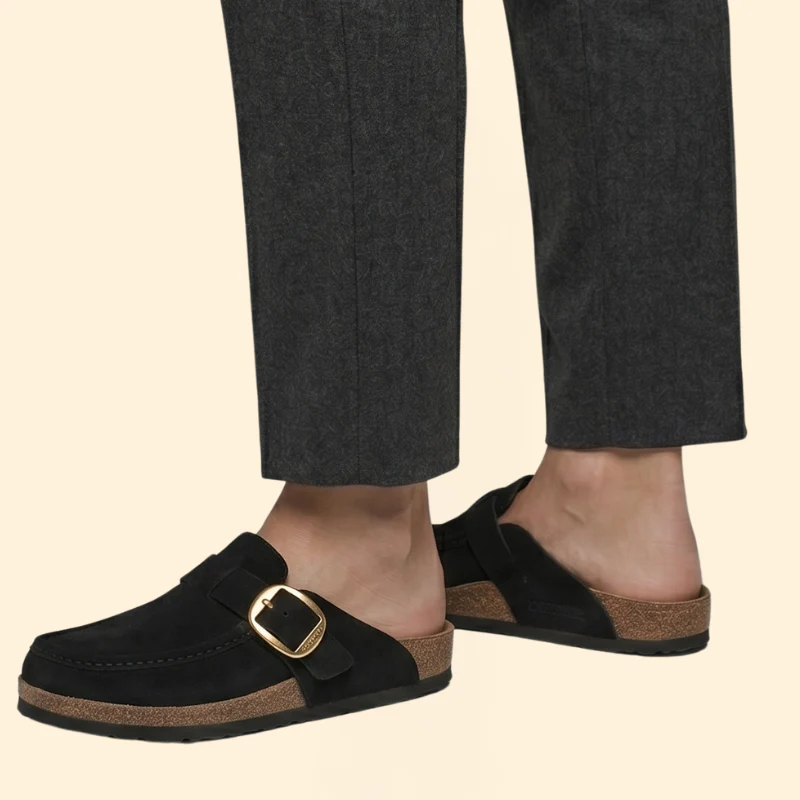 Women’s Slip-On Loafers with Buckled Strap - Image 5