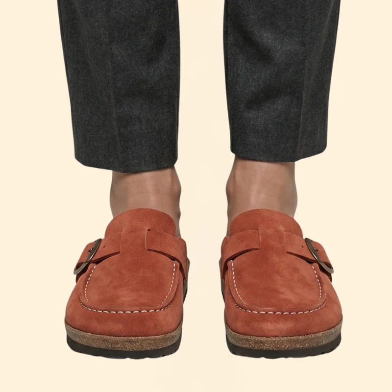Women’s Slip-On Loafers with Buckled Strap - Image 7