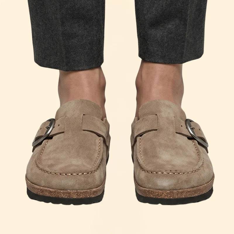 Women’s Slip-On Loafers with Buckled Strap - Image 8