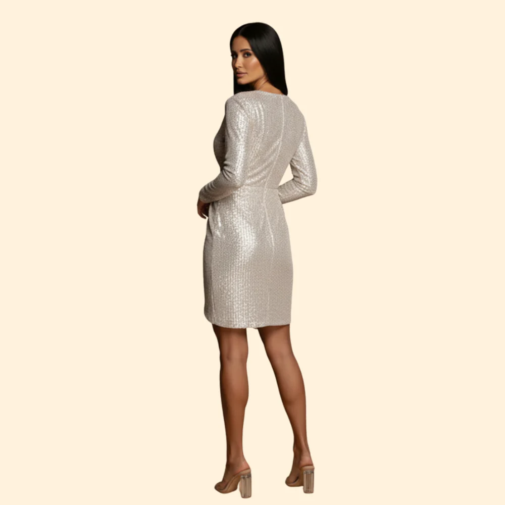 Women’s Sparkling Sequin Dress - Image 4