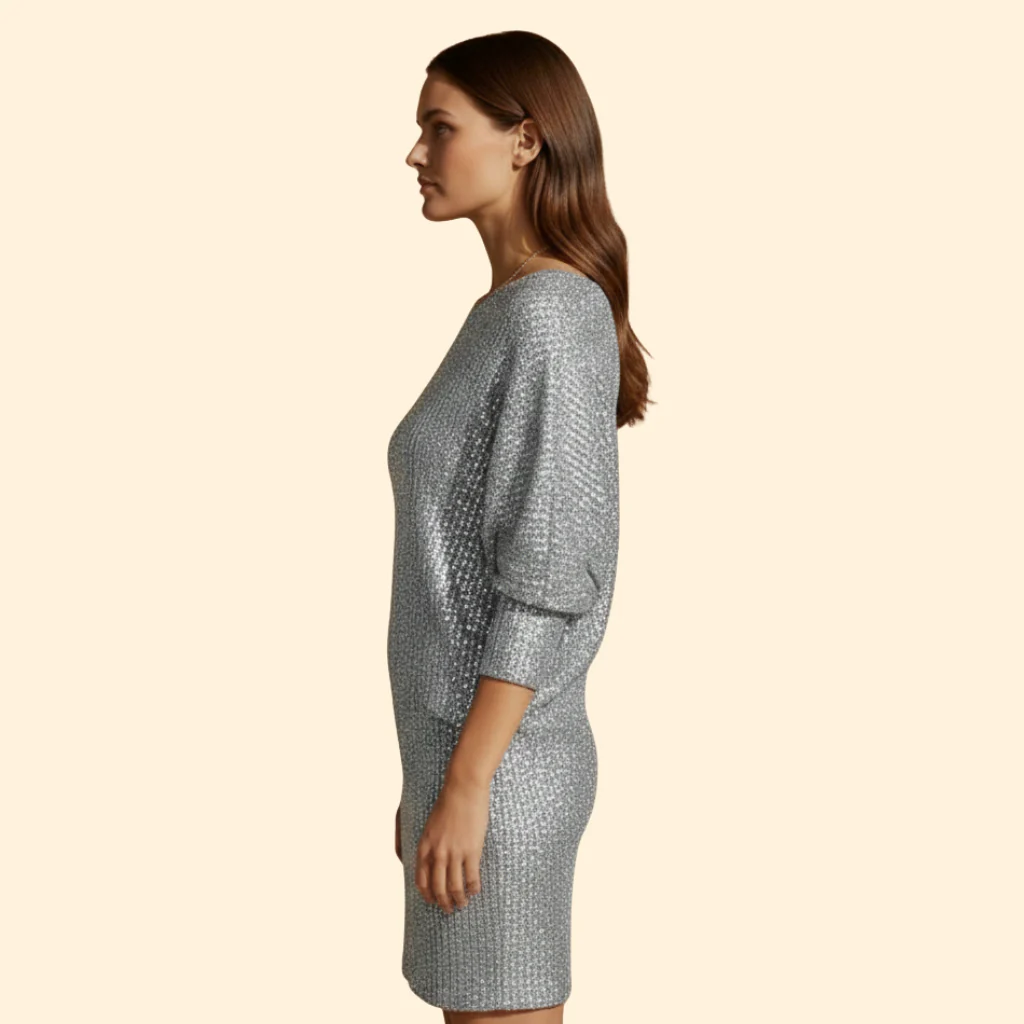 Women's Sparkling Sequin Mini Dress - Image 4