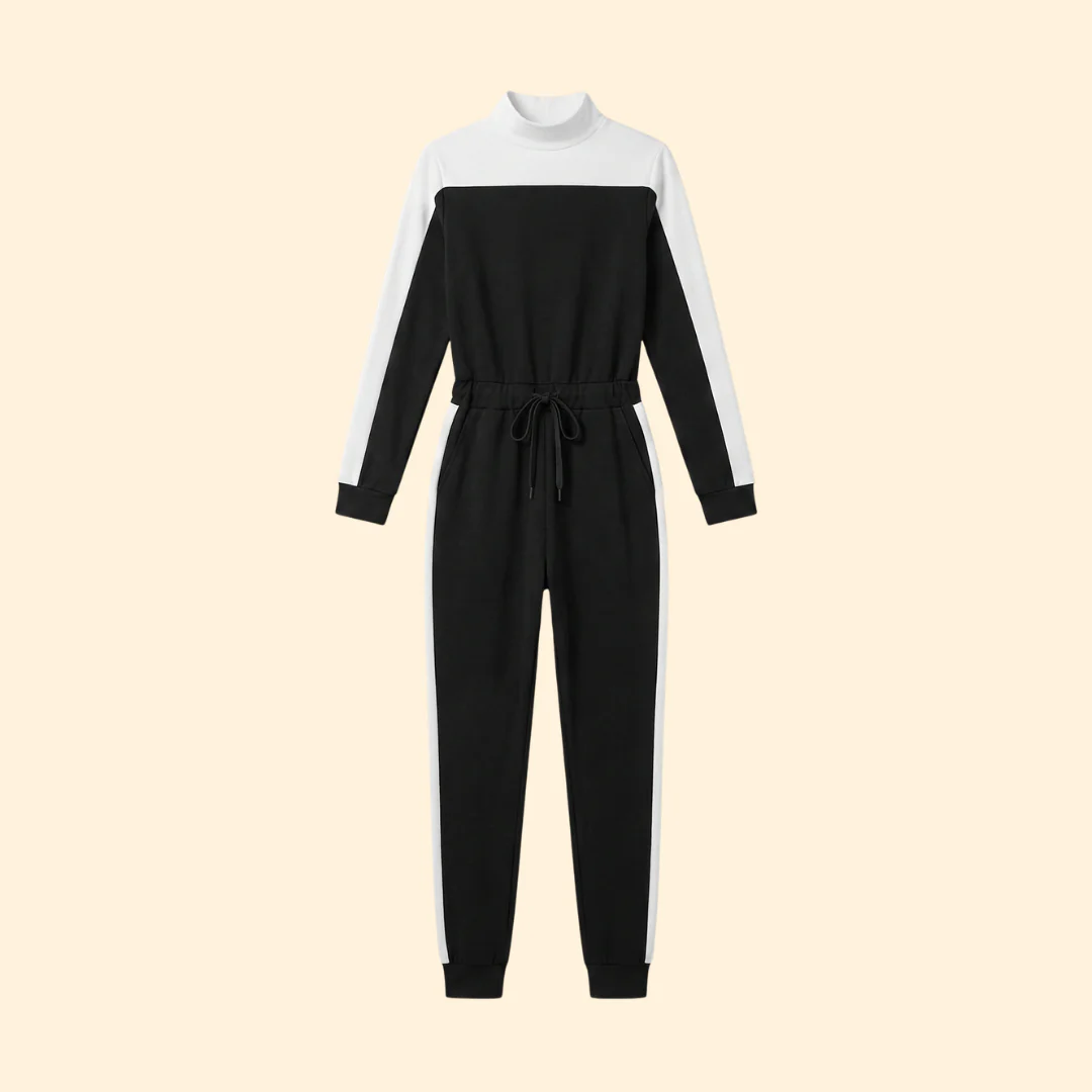 Women’s Sporty Jumpsuit Drawstring Waist