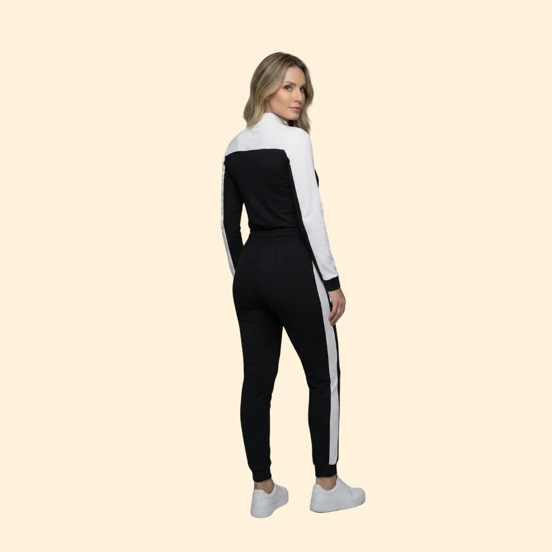 Women’s Sporty Jumpsuit Drawstring Waist - Image 3