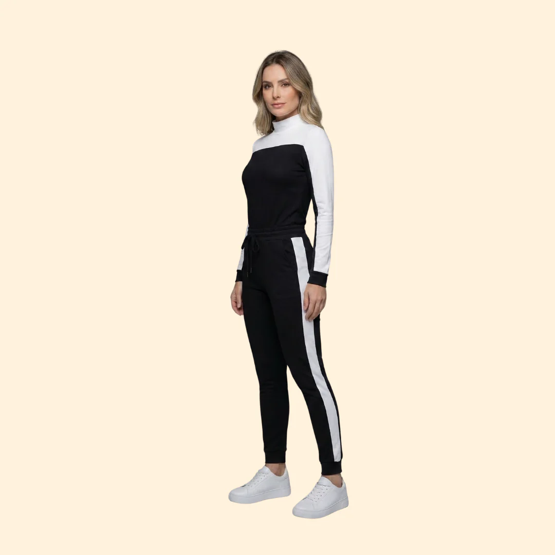Women’s Sporty Jumpsuit Drawstring Waist - Image 4