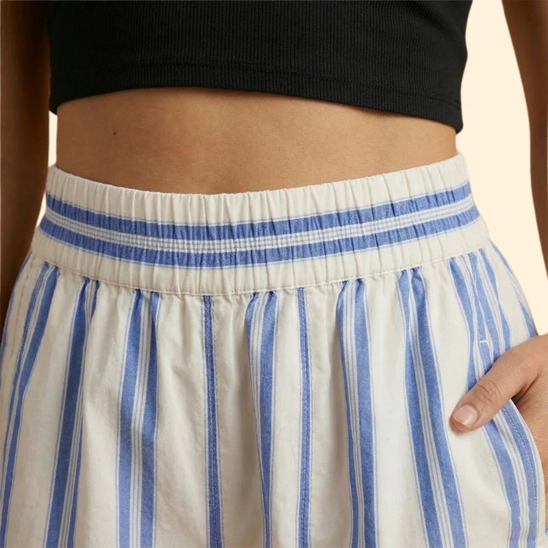 Women’s Striped Shorts with Elastic Waistband - Image 7