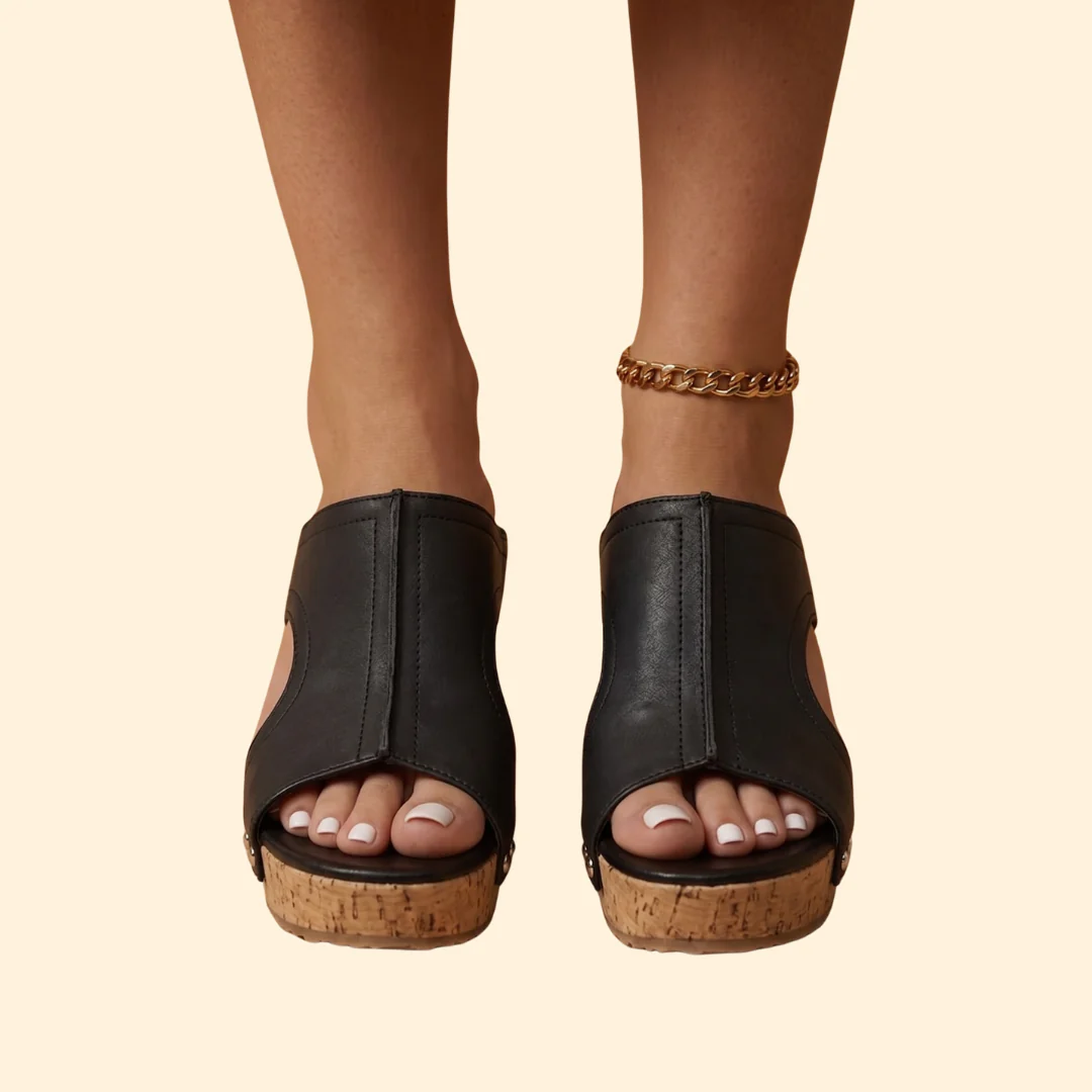 Women's Studded Wedge Sandals - Image 8