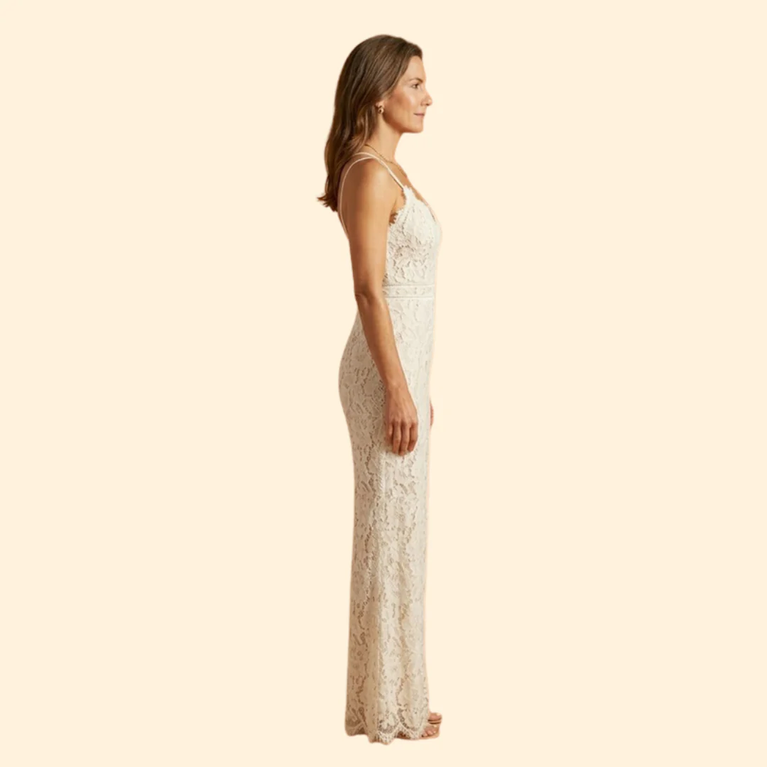 Women’s Stylish Jumpsuit with Lace Back Detail - Image 3