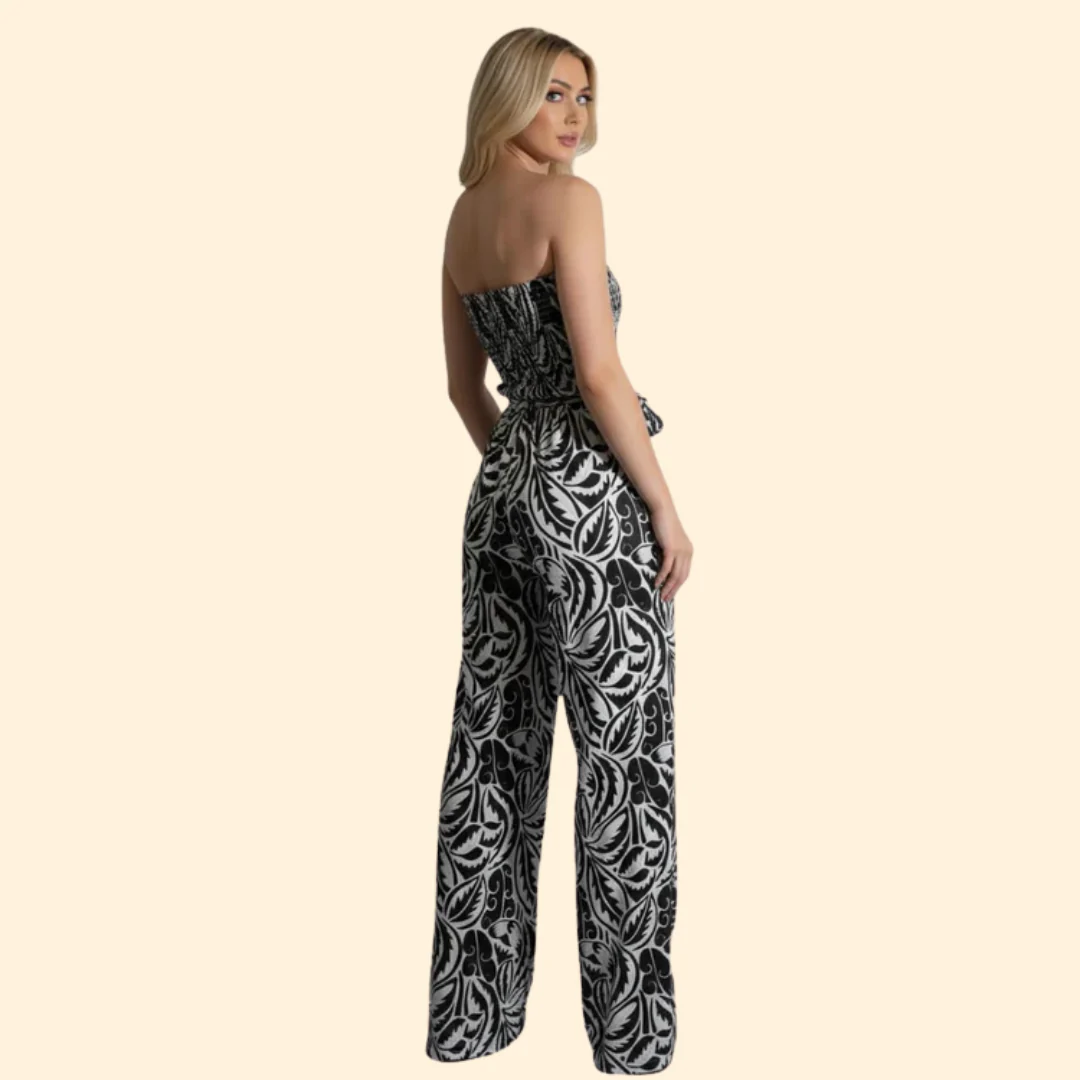 Women’s Stylish Jumpsuit with Strapless Design - Image 5