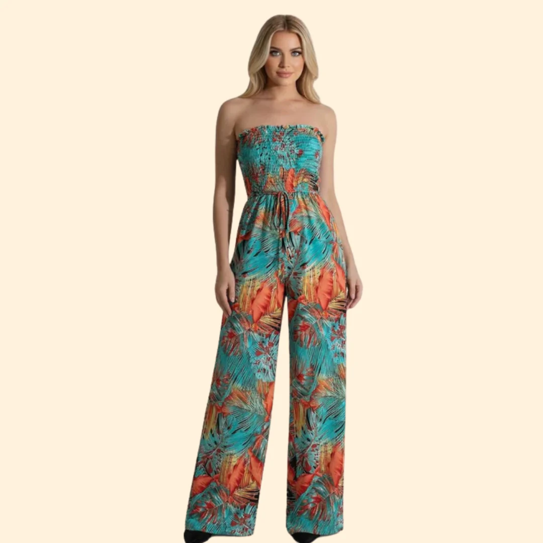 Women’s Stylish Jumpsuit with Strapless Design - Image 7
